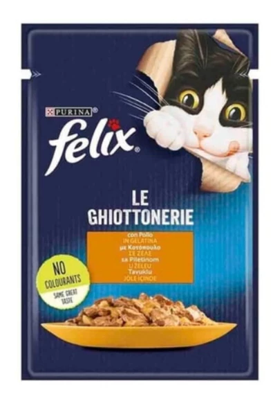 Felix Tavuklu Yetişkin Yaş Kedi Maması 85 Gr x 26 Lı