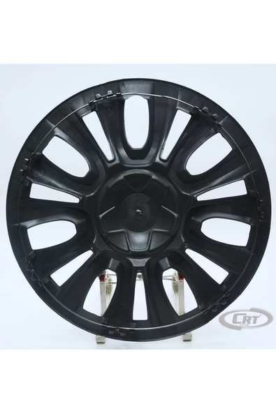 Jant Kapağı Siyah-gri Kırılmaz 15" Egea Model (Amblem Hediyeli) (1 Adet) - 2
