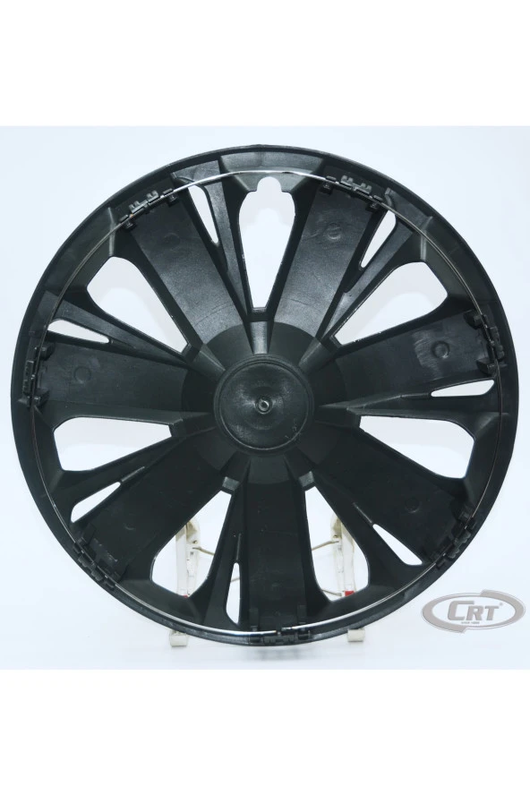Jant Kapağı Siyah-gri Kırılmaz 16" Vw Model (Amblem Hediyeli) (1 Adet) - Resim 2
