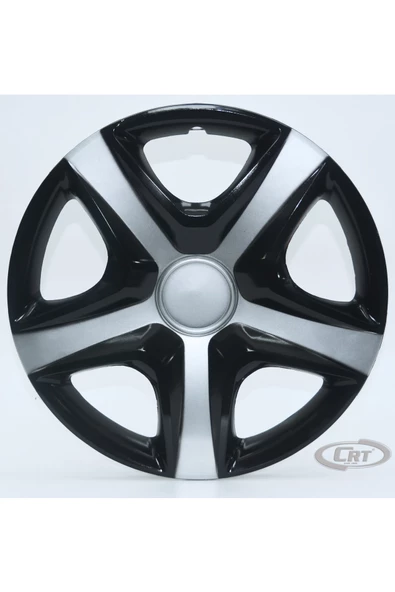 Jant Kapağı Siyah-gri Kırılmaz 14" Yıldız Model (Amblem Hediyeli) (1 Adet)