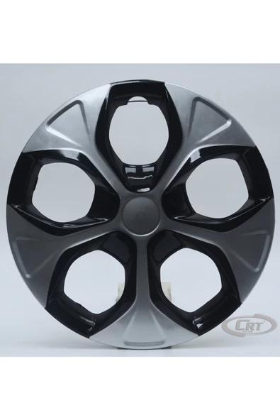 Jant Kapağı Siyah-gri Kırılmaz 12" Universal Model (Amblem Hediyeli) (1 Adet) ürün görseli