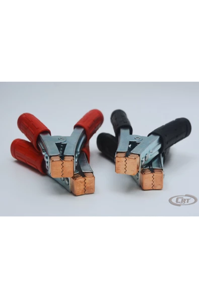 Akü Maşası Profesyonel  Uyumlu 4'lü Paket Kırmızı-siyah - 3