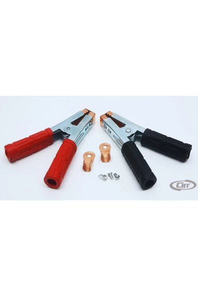 Akü Maşası Profesyonel 2'li Paket Kırmızı-siyah - 2