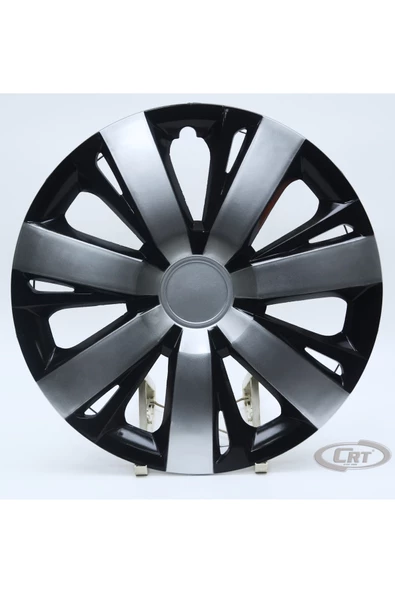 Jant Kapağı Siyah-gri Kırılmaz 14" Vw Model (Amblem Hediyeli) (1 Adet)