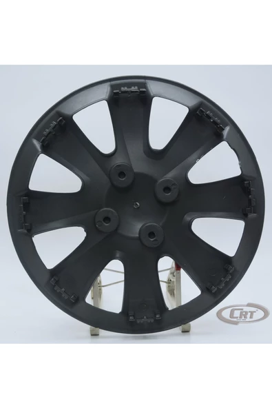 Jant Kapağı Siyah-gri Kırılmaz 15" Peugeot Model (Amblem Hediyeli) (1 Adet) - 2