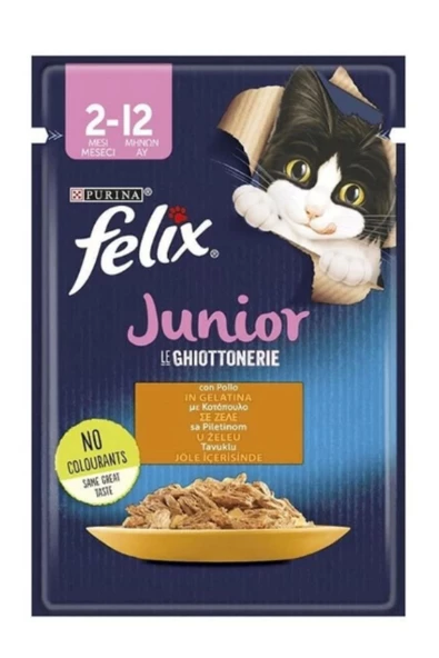 Felix Tavuklu Yavru Kedi Yaş Mama 85 Gr x 26 Lı