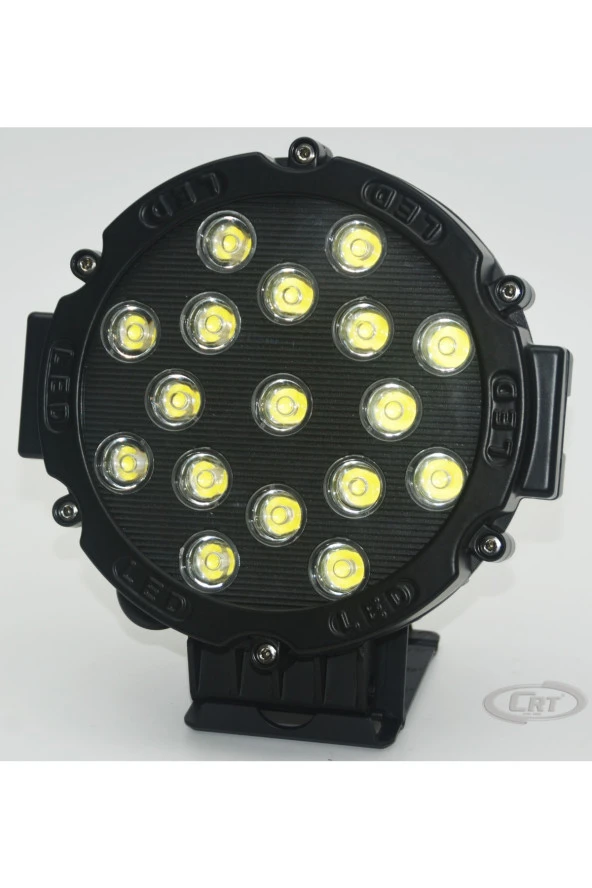 Yuvarlak Çalışma Lambası 17 Led Siyah Pro Seri - 2