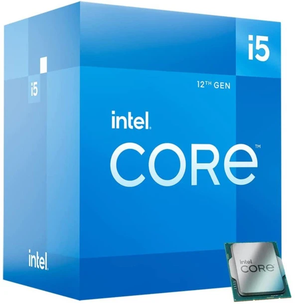 Intel Core i5 12400 Soket 1700 18M Cache 4.40 GHz Box Kutulu 12.Nesil İşlemci