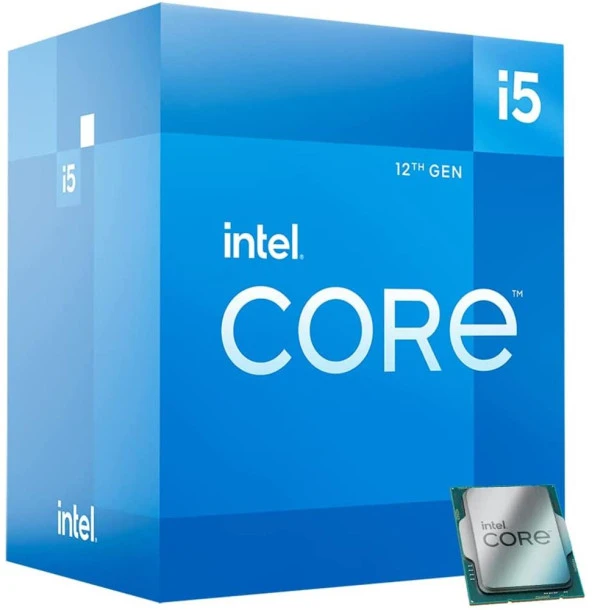 Intel Core i5 12400F 2.5 GHz 4.4 GHz 18MB LGA1700P VGAsız Fanlı Box Kutulu 12.Nesil İşlemci