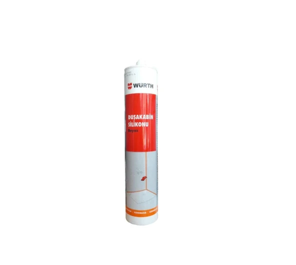 Würth Duşakabin Silkonu Beyaz 310 ML