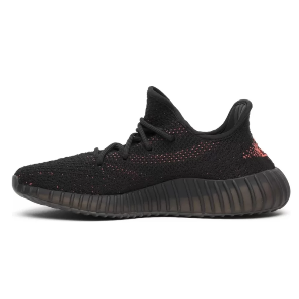 Adidas Yeezy Boost 350 V2 Core Black Red - Resim 2