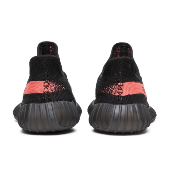 Adidas Yeezy Boost 350 V2 Core Black Red - Resim 3