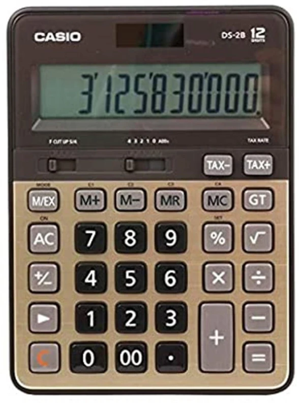 Casio DS-2B-GD Profesyonel 12 Hane Masa Üstü Hesap Makinesi