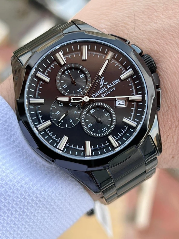 Daniel Klein Çelik Kordon İç Fonksiyonları Aktif 30 Mt Suya Dayanıklı Erkek Kol Saati EDK.1.10656-6 ürün görseli