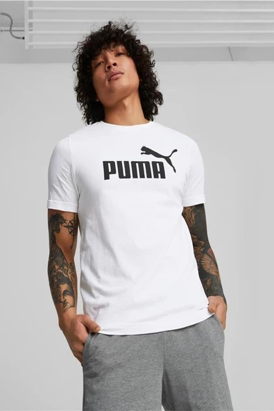 Puma Ess Logo Tee T-Shırt - 12