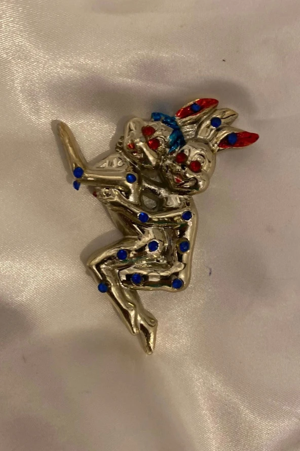 Magnet Playboy Tavşan Eroti k Figürlü Taşlı Metal Mıknatıs Magnet 1 - Resim 3