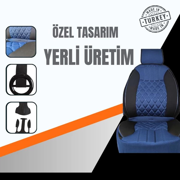Space 5'li set Oto Koltuk minderi,özel tasarım minder Tüm araçlara uyumlu - 10