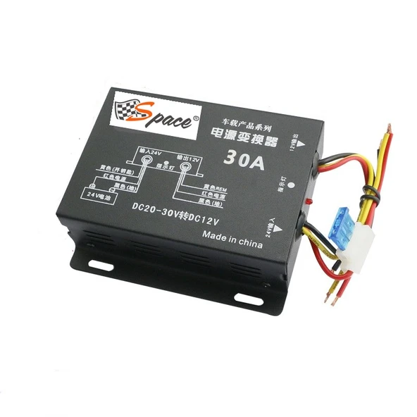 Konvertör çevirici 24-12V 30 Amper Araç içi çevirici - Resim 3