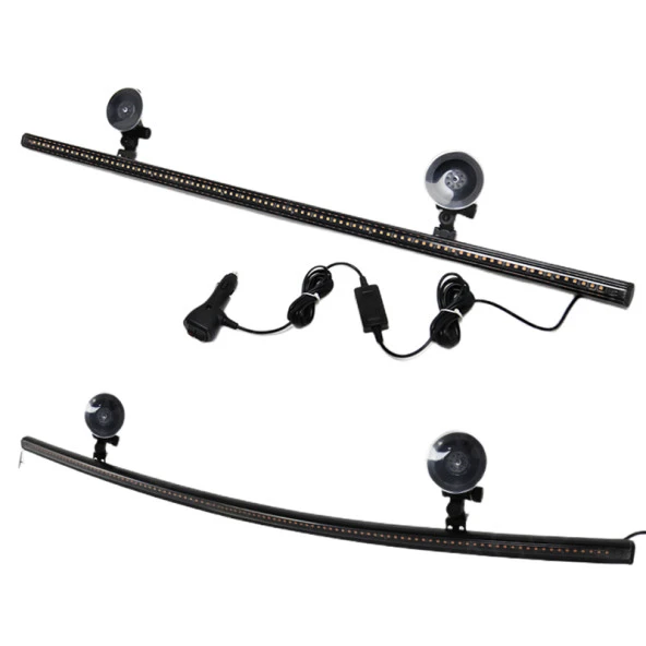 Çakar lamba 12-32v esnek model 84cm vantuzlu çakarlı mavi-kırmızı / LAPA543 ürün görseli 1