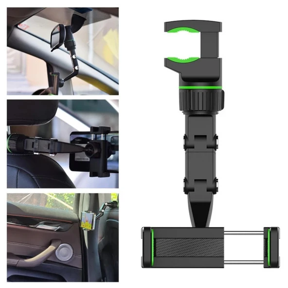 Space 360 derece dönebilen ayna geçmeli telefon tutacağı / SYTE180 - 5