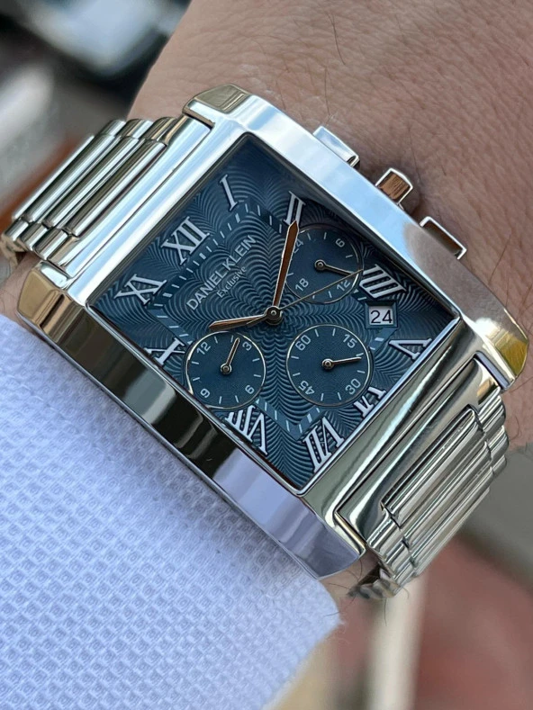 Daniel Klein Çelik Kordon İç Fonksiyonları Aktif 30 Mt Suya Dayanıklı Erkek Kol Saati EDK.1.10679-3 ürün görseli