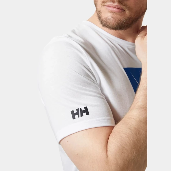 Helly Hansen HP Race Sailing Erkek Tişört HHA.34419.HHA001 Beyaz - Resim 3