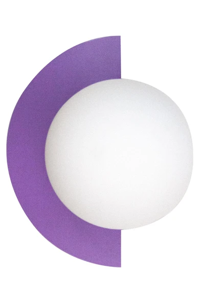 D-light Yarım Dünya Aplik Eflatun