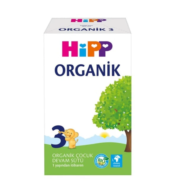 Hipp 3 Organik Bebek Sütü 600 gr