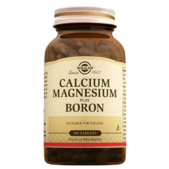 Solgar Calcium Magnesium Plus Boron 100 Tablet