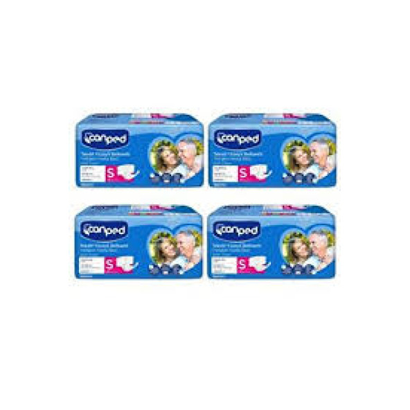 Canped Tekstil Yüzeyli Belbantlı Yetişkin Hasta Bezi Küçük (Small) 120 Adet - 2