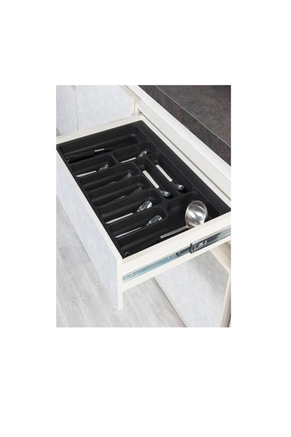 Plastik Kaşıklık 60 cm - Antrasit Endüstriyel + Poşet - 2