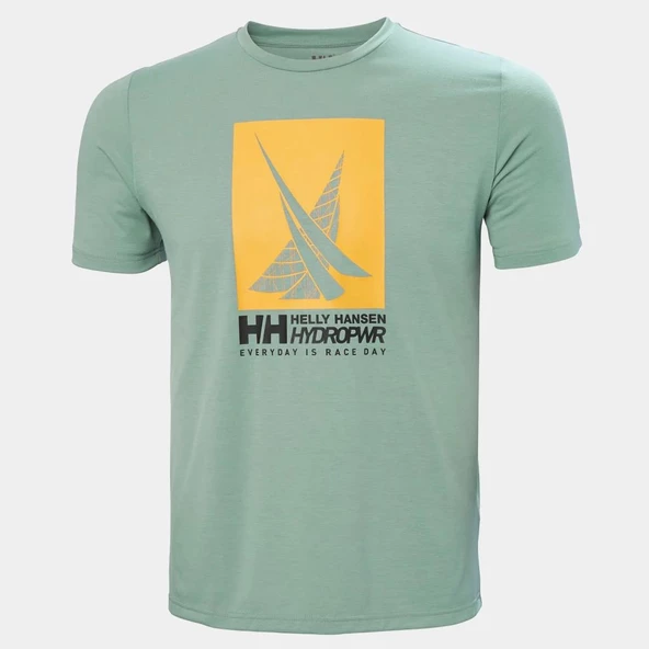 Helly Hansen HP Race Sailing Erkek Tişört HHA.34419.HHA489 Yeşil - 5