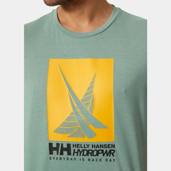 Helly Hansen HP Race Sailing Erkek Tişört HHA.34419.HHA489 Yeşil - 3
