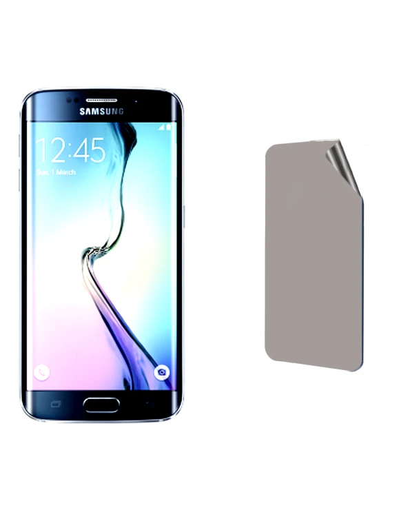 Samsung Galaxy S6 Edge Uyumlu Matte Esnek Ekran Kırılmaz Cam Ekran Koruyucu Film 8684609316537