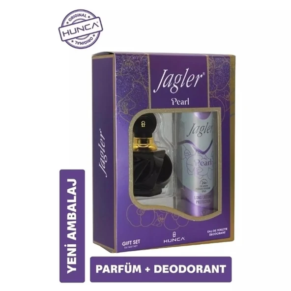 JAGLER WOMEN KOFRE EDT+DEODORANT PEARL