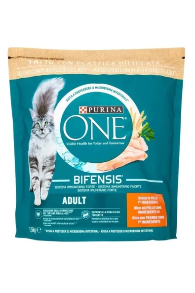 One Tavuk Etli Yetişkin Kuru Kedi Maması 1.5 Kg