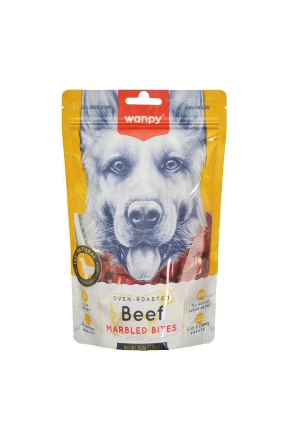Wanpy Marbled Biftekli Köpek Ödül Maması 100 gr