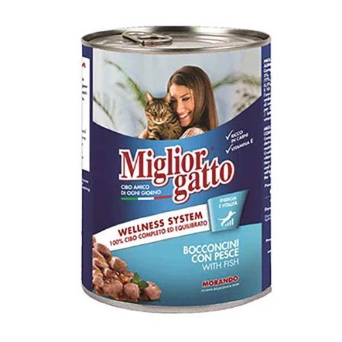 Miglior Gatto Balıklı Yetişkin Kedi Konservesi 405 Gr