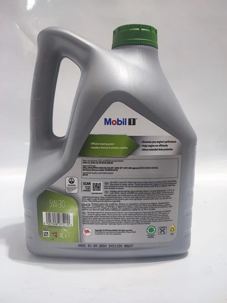 MOBİL 1 ESP FORMULA P DEXOS2 DPF MOTOR YAĞI 5W-30 4 Litre Üretim:2025 - 3