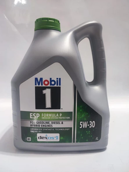 MOBİL 1 ESP FORMULA P DEXOS2 DPF MOTOR YAĞI 5W-30 4 Litre Üretim:2025 - 2