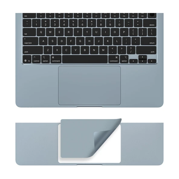 MacBook Air 15.3 inç Touchpad Trackpad Koruyucu Film Mat Ultra İnce Çizilme Önleyici M2 M3 M4 - Resim 3