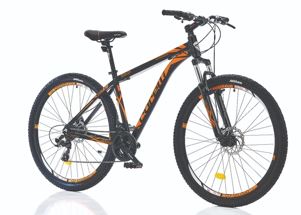 Corelli Snoop 4.1 MD Fren 24 Vites 27,5 Jant Dağ Bisikleti Siyah Neon Turuncu 20 Kadro ürün görseli