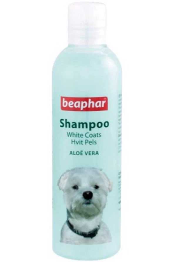 Beaphar Beyaz Tüylü Köpekler için Aloe Veralı Şampuan 250ml