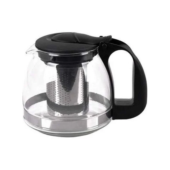 Süzgeçli Cam Demlik Bitki Çayı İçin Demlik 1500 ML - 1