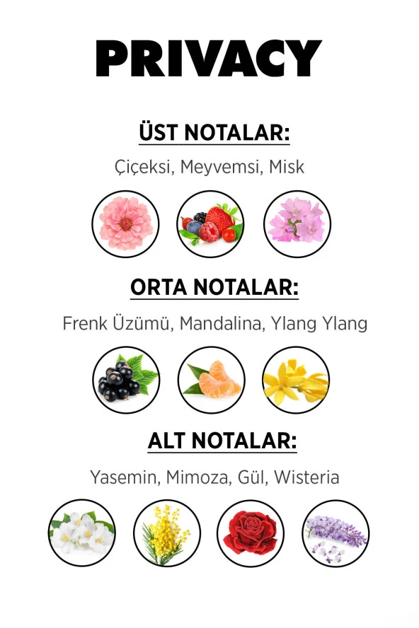 PRIVACY WOMEN KOFRE EDT 100 ML+DEO - Resim 4