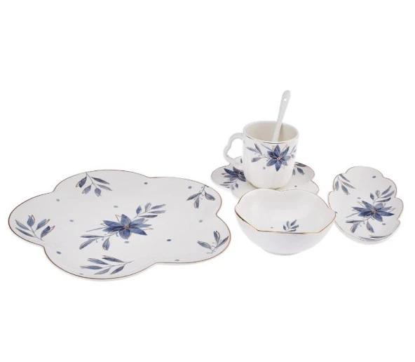 Emsan İntense Blue 32 Parça 6 Kişilik Kahvaltı Seti - 2