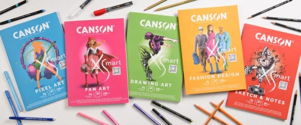 Canson XSMART SKETCH & NOTES A4 90G 50 Sayfa Çizim Defteri - 3