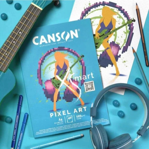 Canson XSMART PIXEL ART A4 120G 40 Sayfa - 2