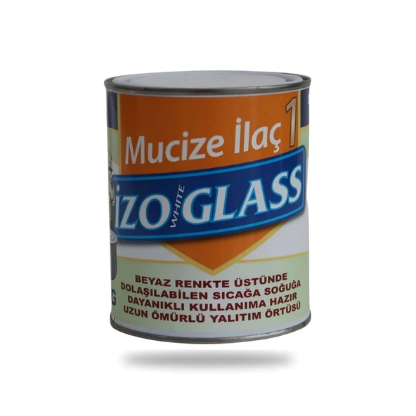 İzo White Glass Beyaz Mucize İlaç Solvent Bazlı Yalıtım Örtüsü 1 Kg ürün görseli 1