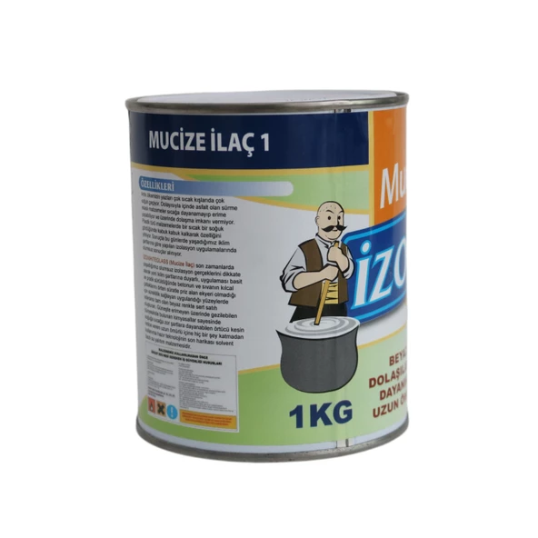 İzo White Glass Beyaz Mucize İlaç Solvent Bazlı Yalıtım Örtüsü 1 Kg - 2